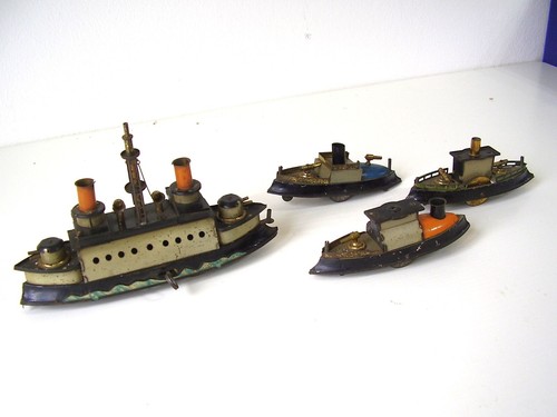Antike seltene blech - antike, boote